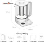 کتری برقی شیائومی Mijia مدل MJDGNYSH01DEM با کتری شیشه&zwnj;ای سری N1